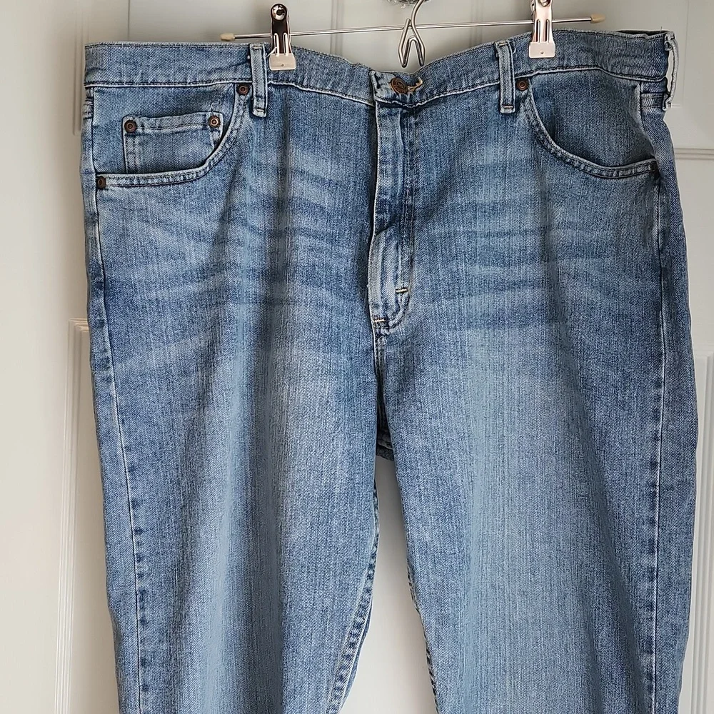 Wrangler  Authentics,  NWTG, Sz 42 X 30 Light Blue Jeans, 3 Pockets in Front - Picture 3 of 11